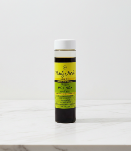 Purely Herbs Hair Repair & Re-Grow Oil – With Moringa & 7 Herbs Formula